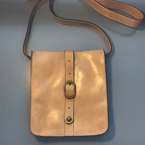 Patricia Nash Tan Leather Crossbody Bag